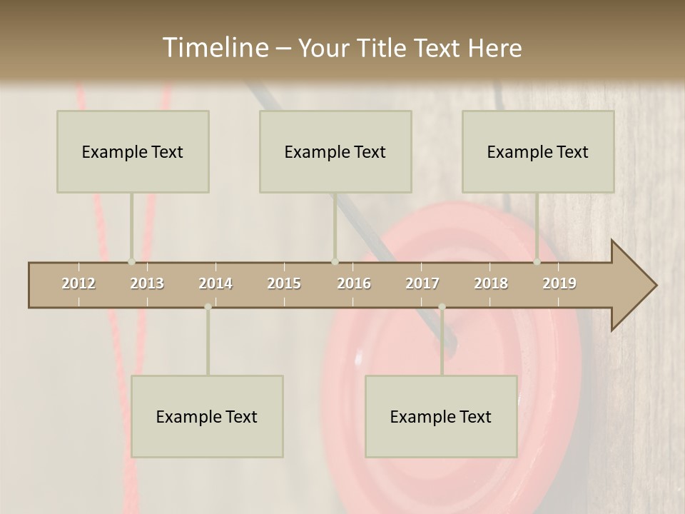 Round Needle Clothing PowerPoint Template