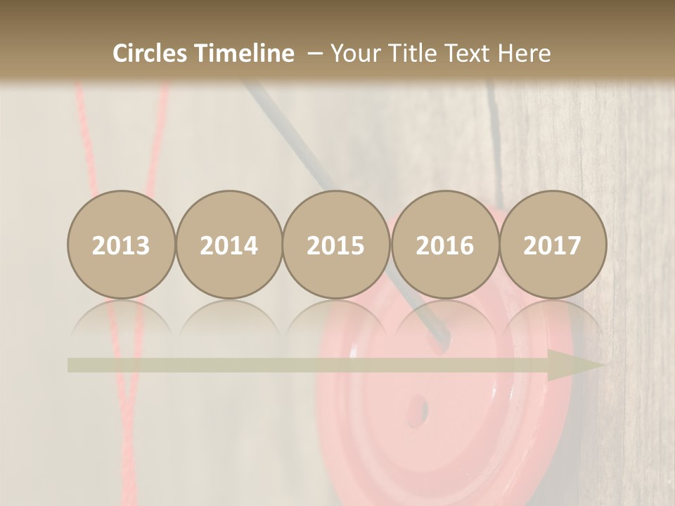 Round Needle Clothing PowerPoint Template