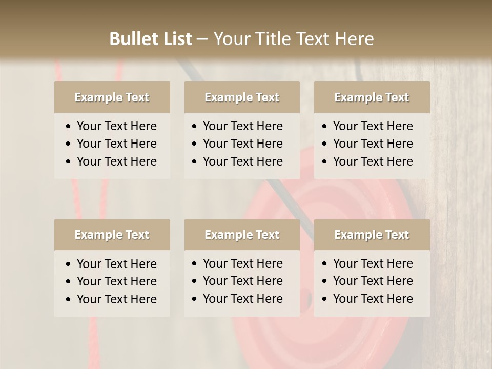 Round Needle Clothing PowerPoint Template
