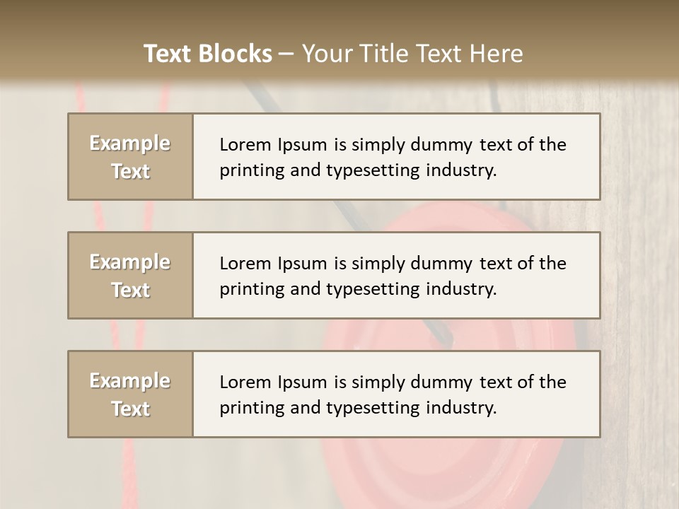 Round Needle Clothing PowerPoint Template
