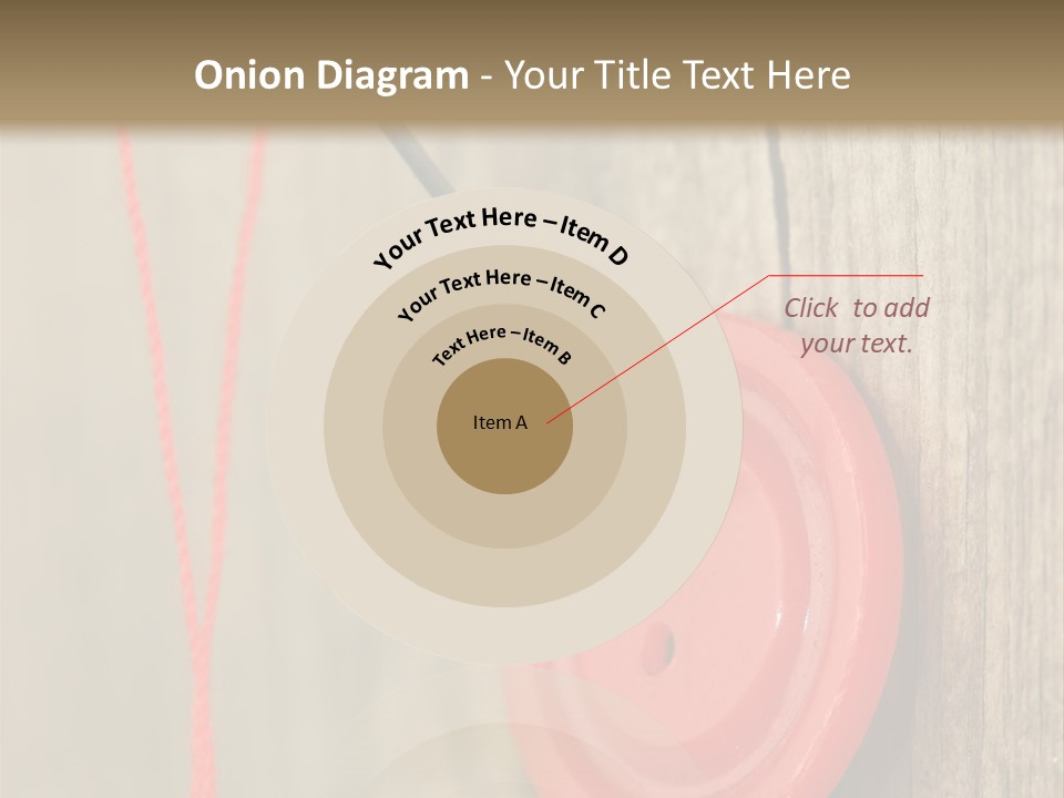 Round Needle Clothing PowerPoint Template