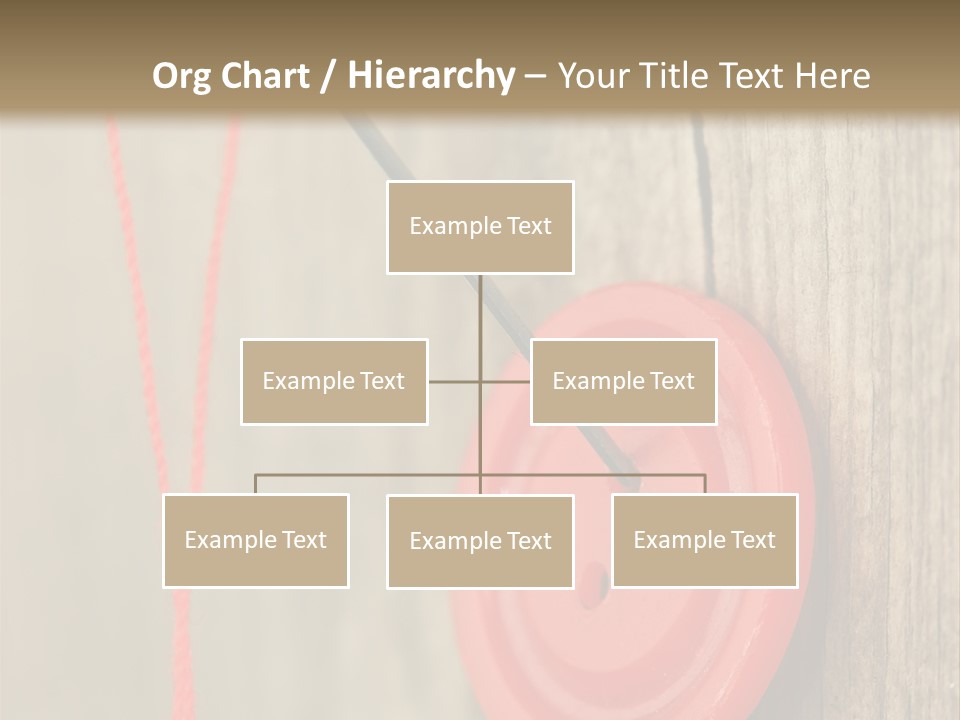 Round Needle Clothing PowerPoint Template
