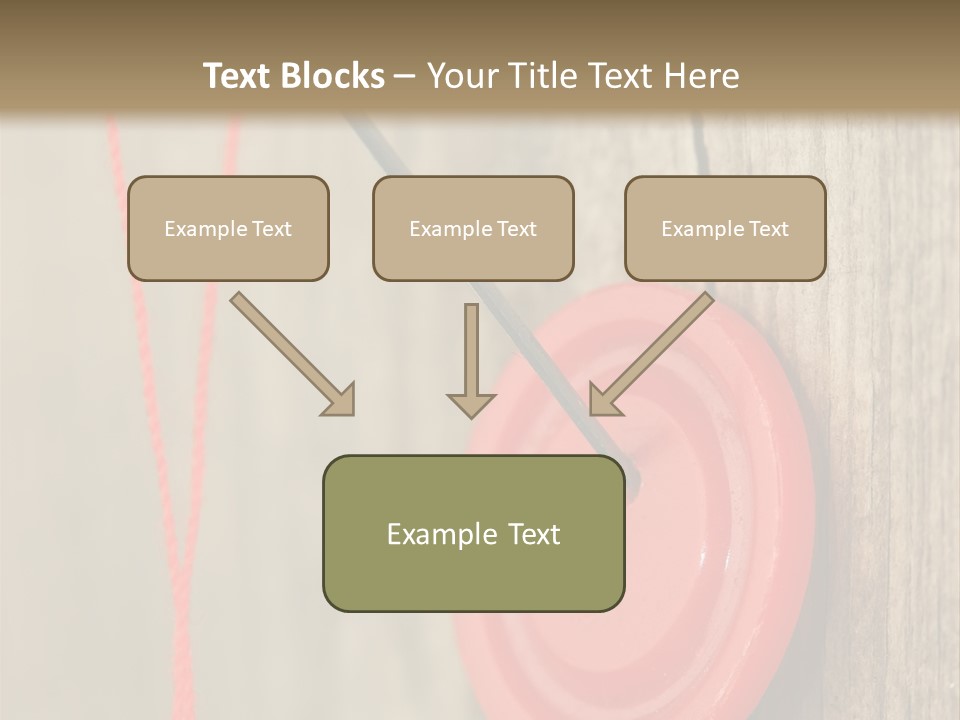 Round Needle Clothing PowerPoint Template