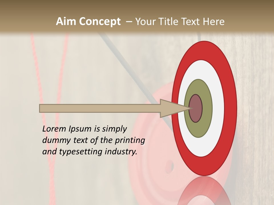 Round Needle Clothing PowerPoint Template