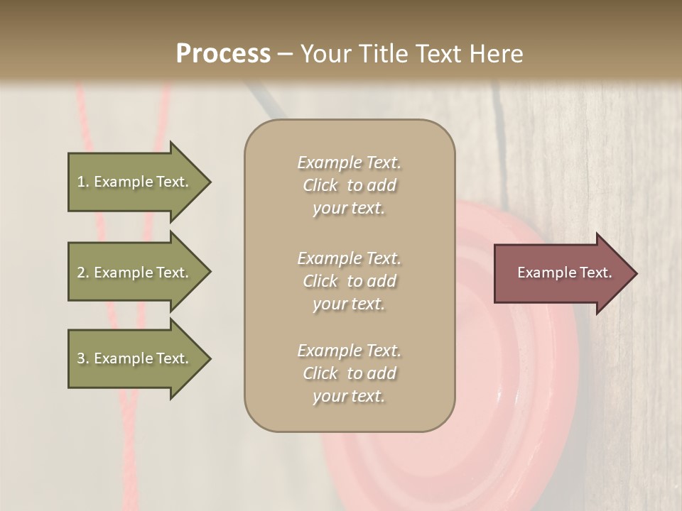 Round Needle Clothing PowerPoint Template