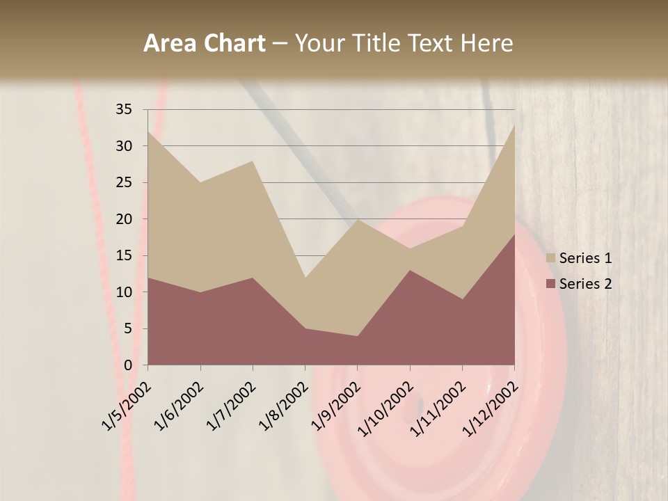 Round Needle Clothing PowerPoint Template