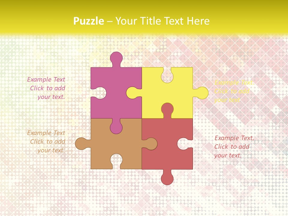 Abstract Illustration Shape PowerPoint Template