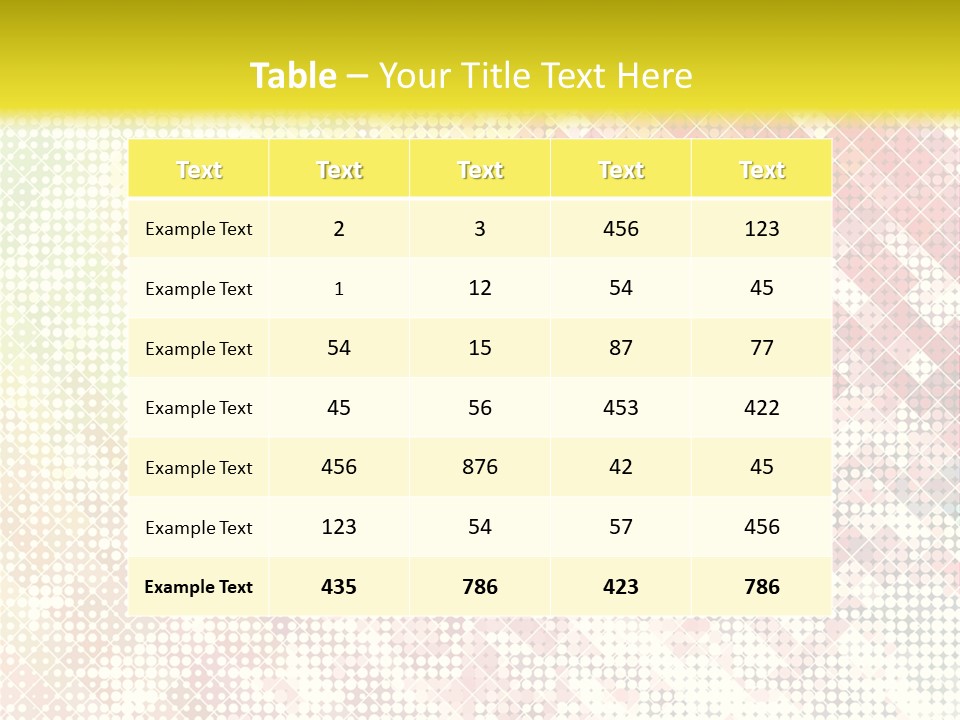 Abstract Illustration Shape PowerPoint Template