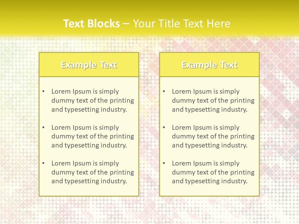 Abstract Illustration Shape PowerPoint Template