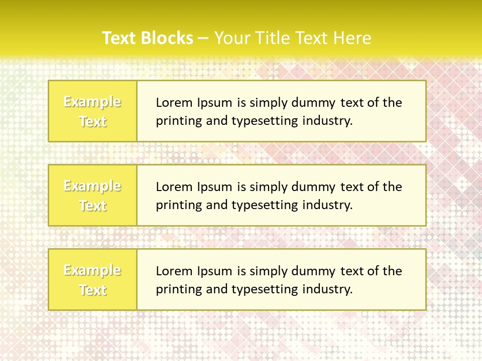Abstract Illustration Shape PowerPoint Template