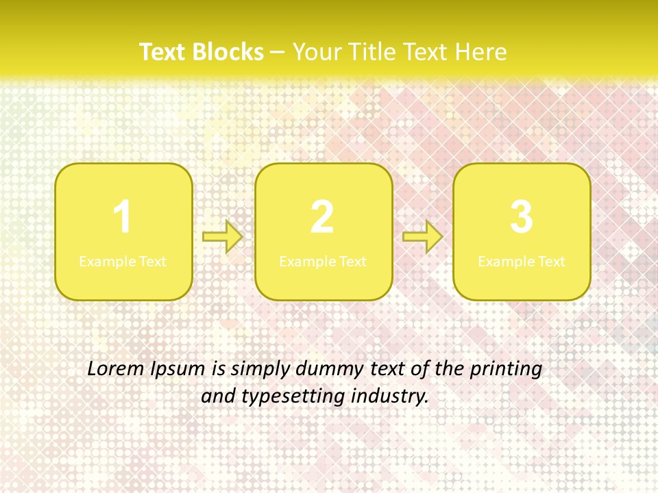 Abstract Illustration Shape PowerPoint Template