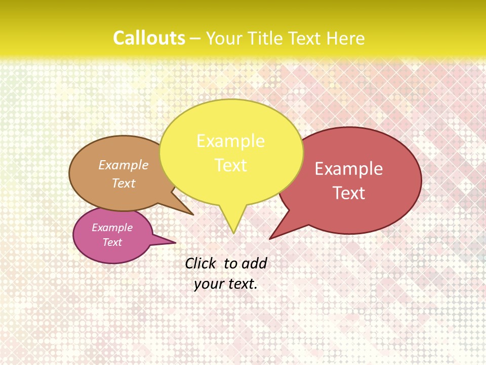Abstract Illustration Shape PowerPoint Template