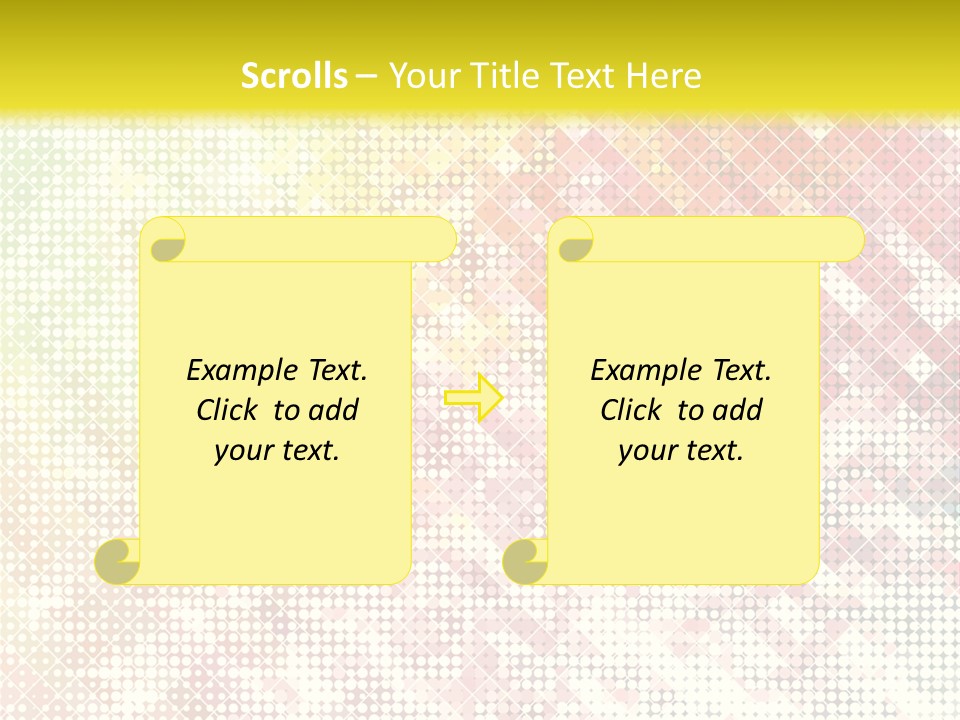 Abstract Illustration Shape PowerPoint Template