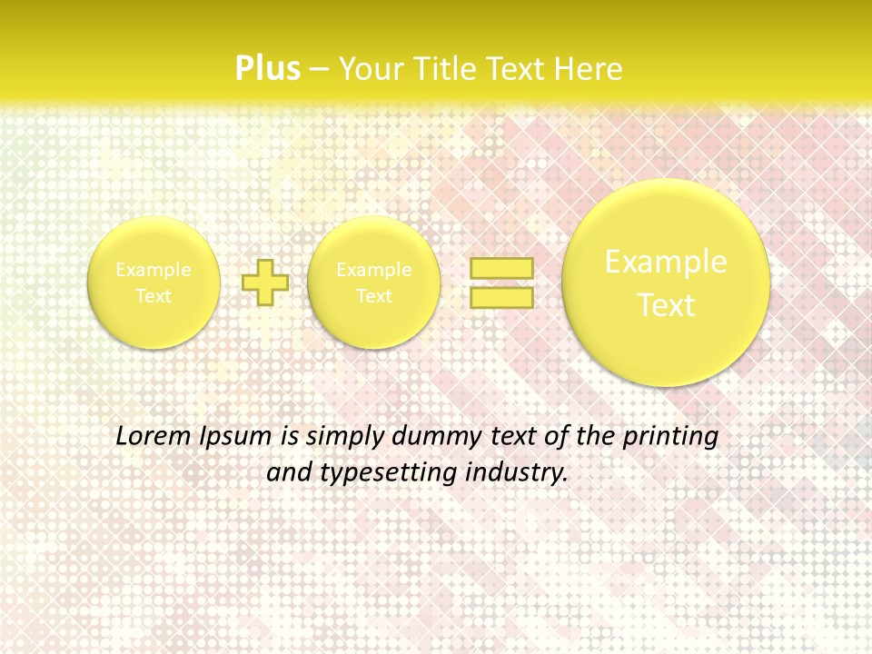 Abstract Illustration Shape PowerPoint Template