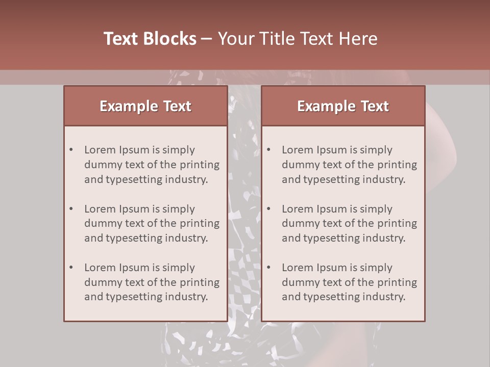 Woman Studio Cute PowerPoint Template