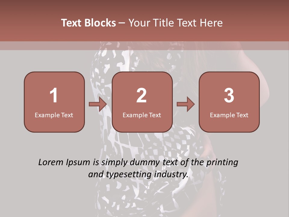 Woman Studio Cute PowerPoint Template