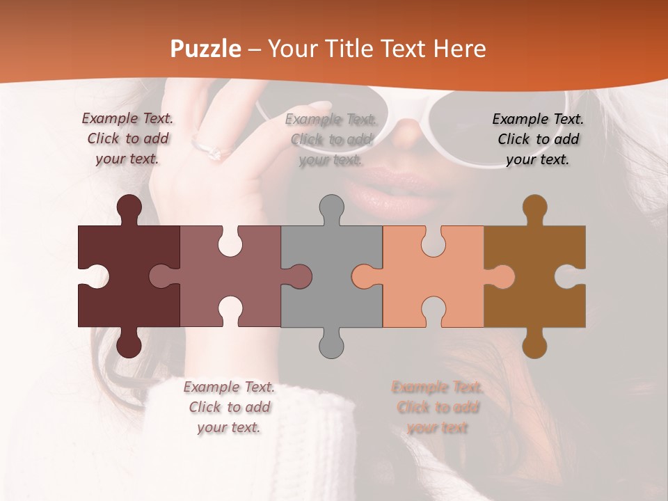 Vertical Woman Sexy PowerPoint Template