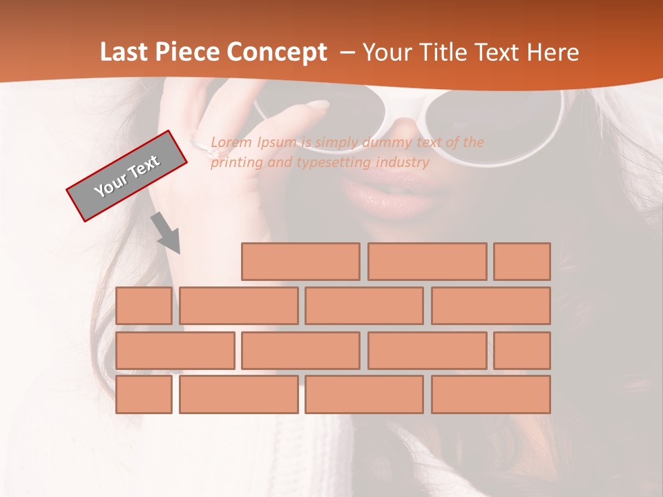 Vertical Woman Sexy PowerPoint Template