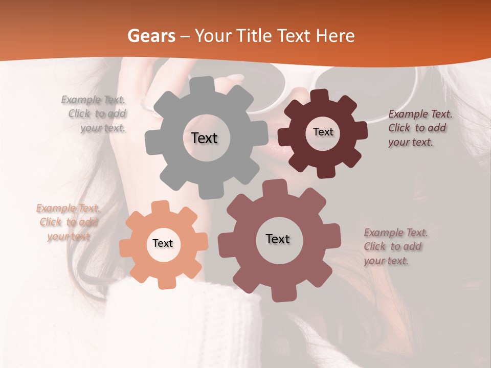 Vertical Woman Sexy PowerPoint Template