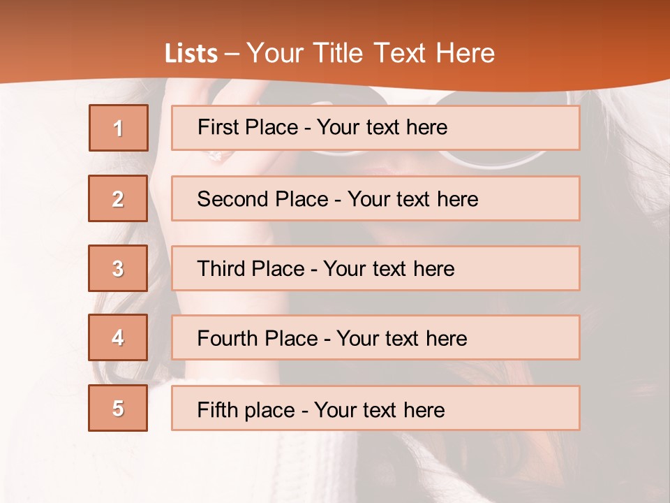 Vertical Woman Sexy PowerPoint Template