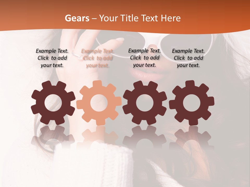 Vertical Woman Sexy PowerPoint Template