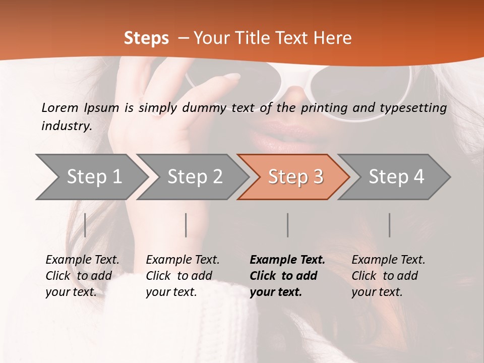 Vertical Woman Sexy PowerPoint Template