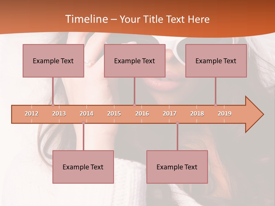 Vertical Woman Sexy PowerPoint Template