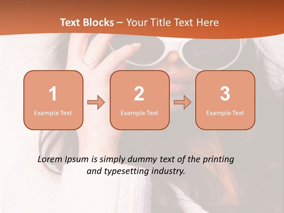 Vertical Woman Sexy PowerPoint Template