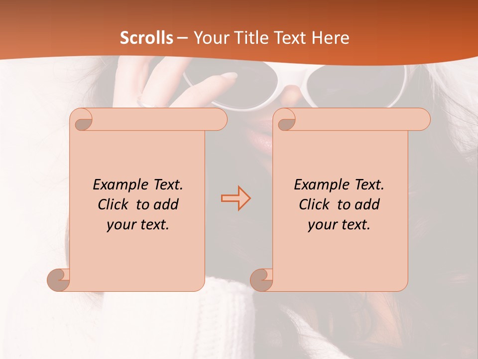 Vertical Woman Sexy PowerPoint Template