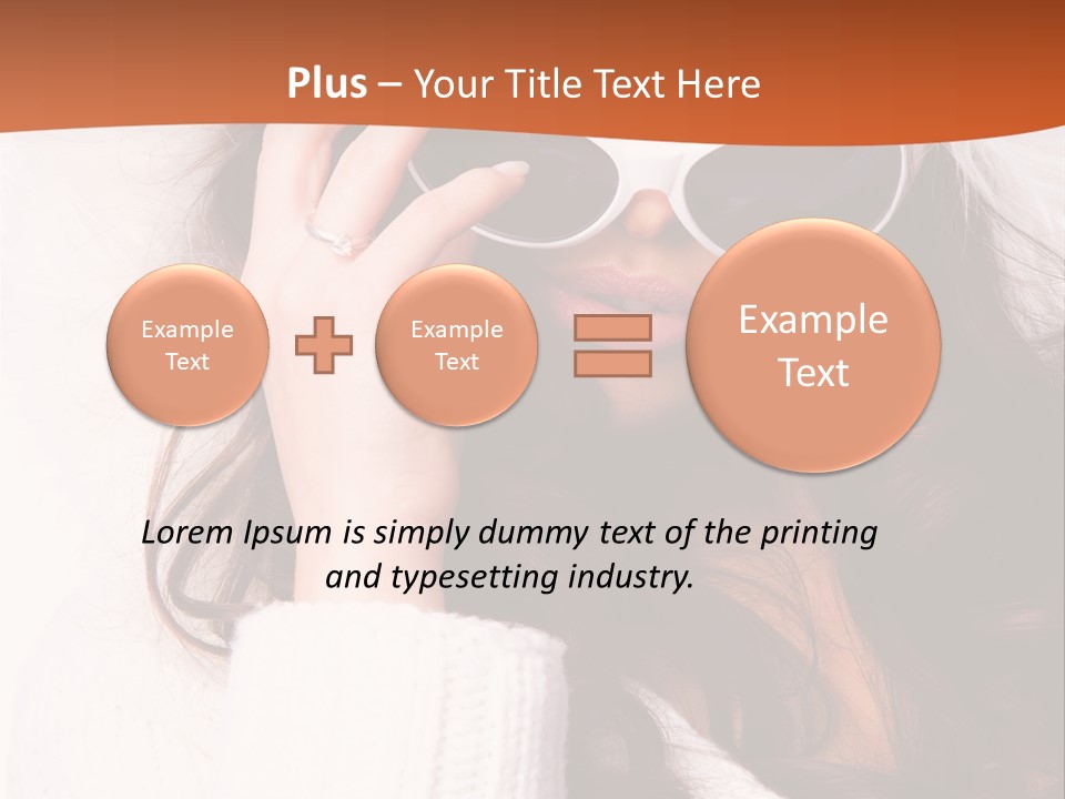 Vertical Woman Sexy PowerPoint Template