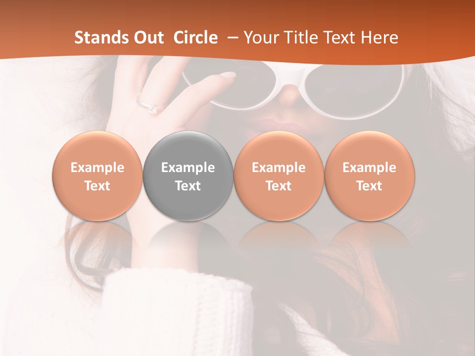 Vertical Woman Sexy PowerPoint Template