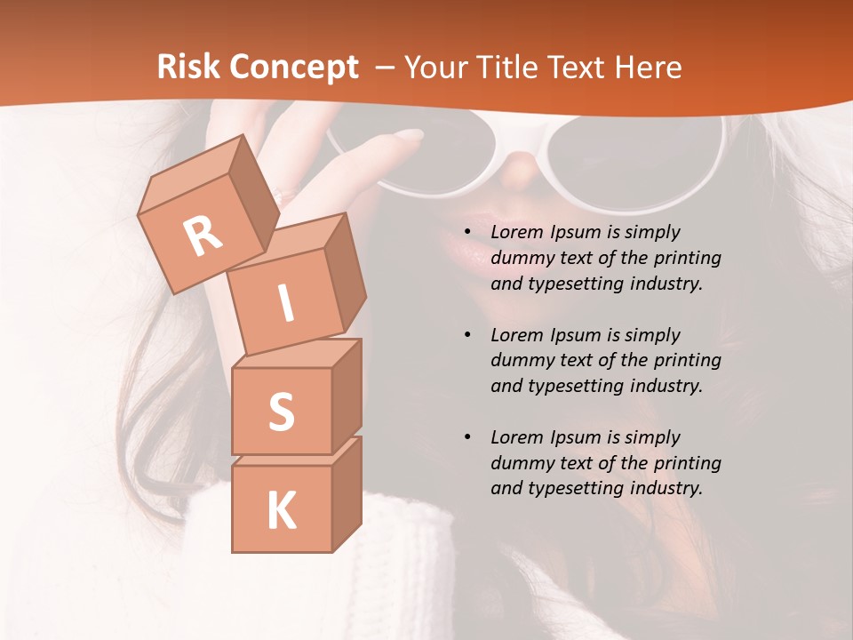 Vertical Woman Sexy PowerPoint Template