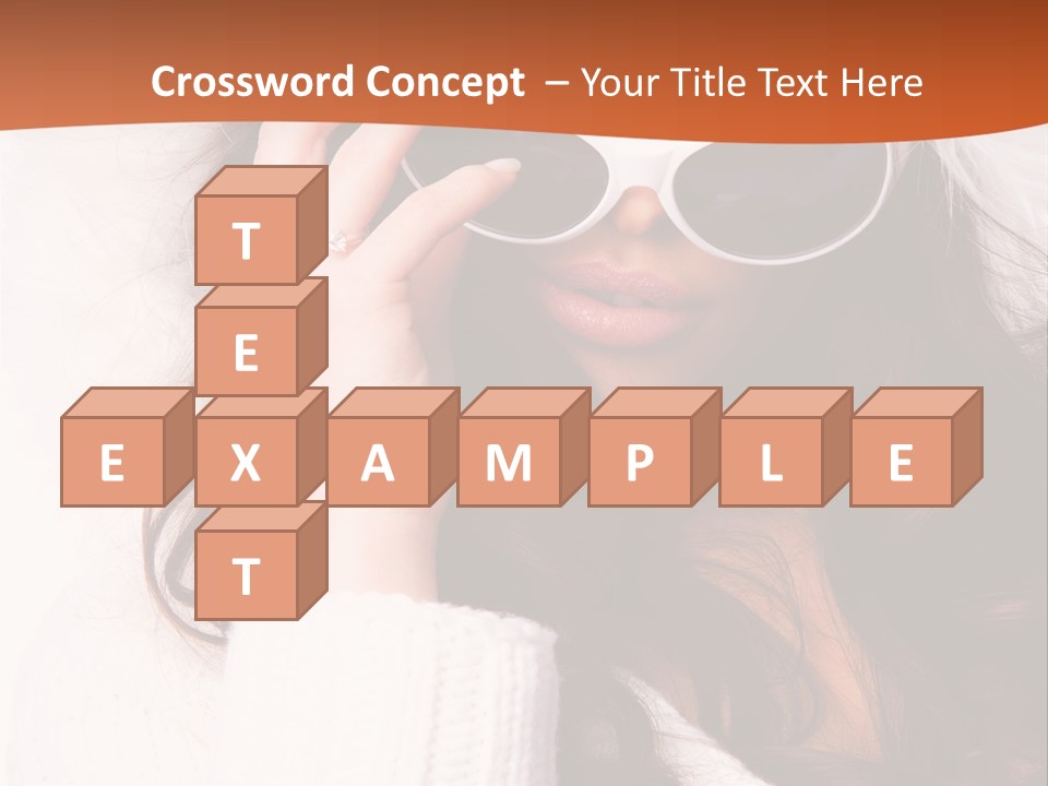 Vertical Woman Sexy PowerPoint Template