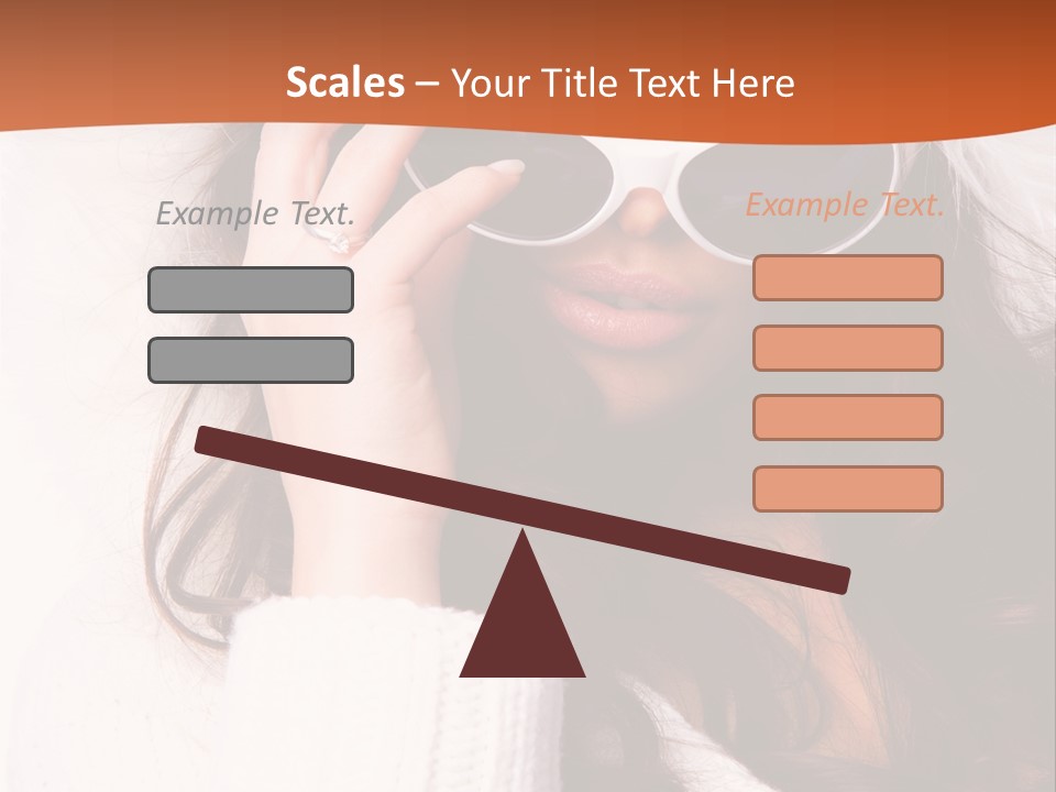 Vertical Woman Sexy PowerPoint Template