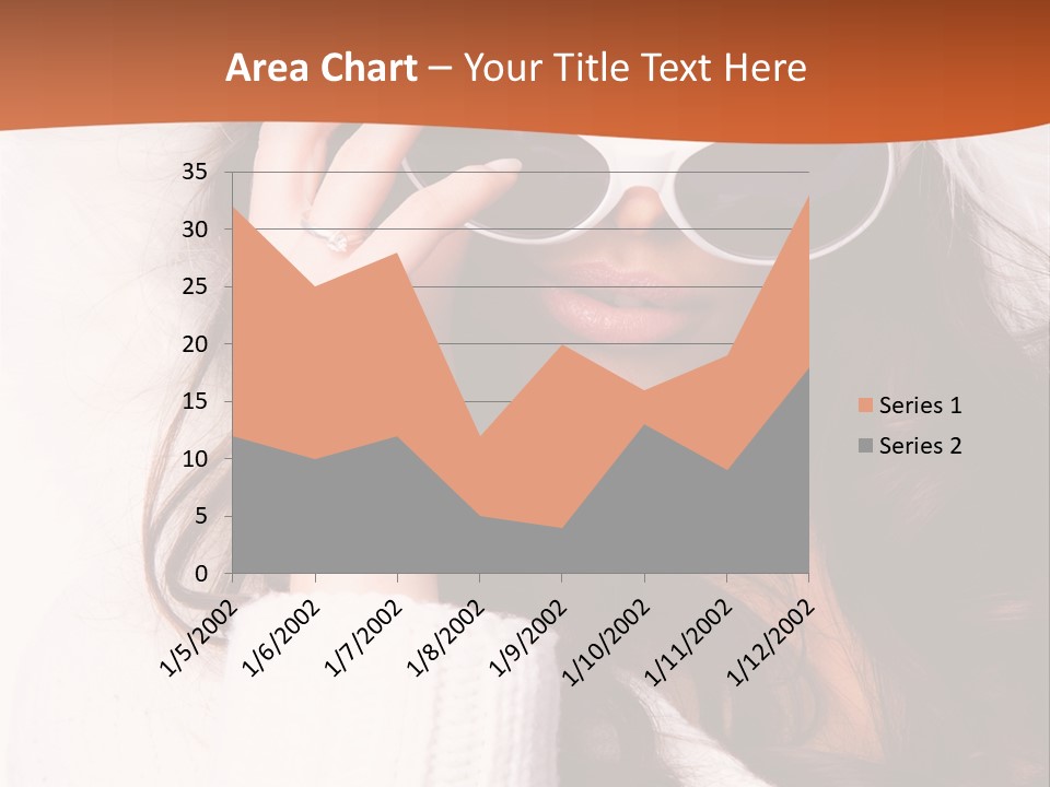 Vertical Woman Sexy PowerPoint Template