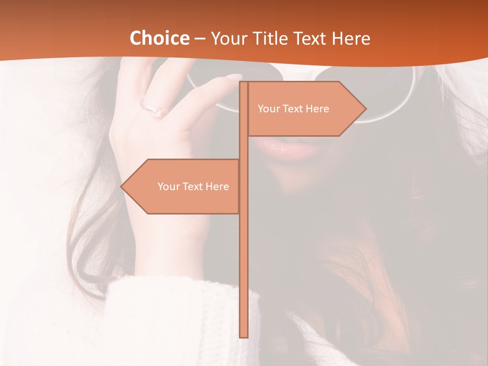 Vertical Woman Sexy PowerPoint Template