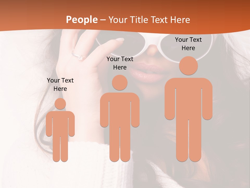 Vertical Woman Sexy PowerPoint Template