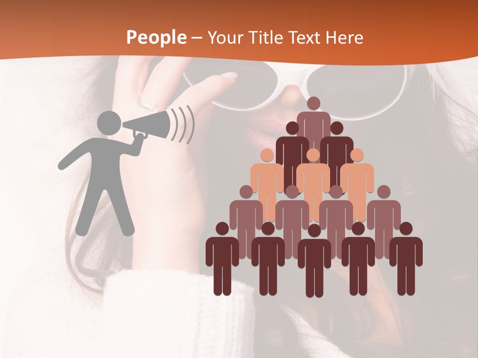 Vertical Woman Sexy PowerPoint Template