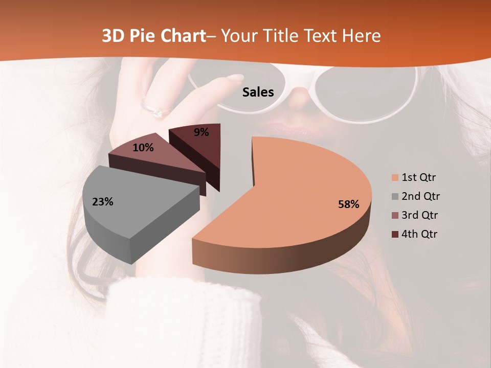 Vertical Woman Sexy PowerPoint Template