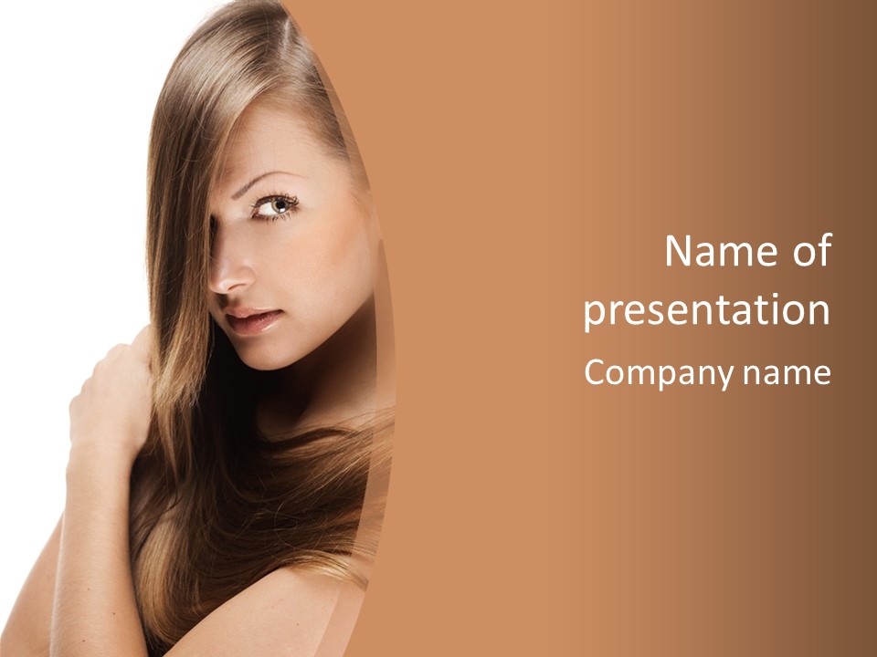 Brown Girl Beautiful PowerPoint Template