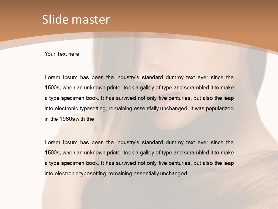 Brown Girl Beautiful PowerPoint Template