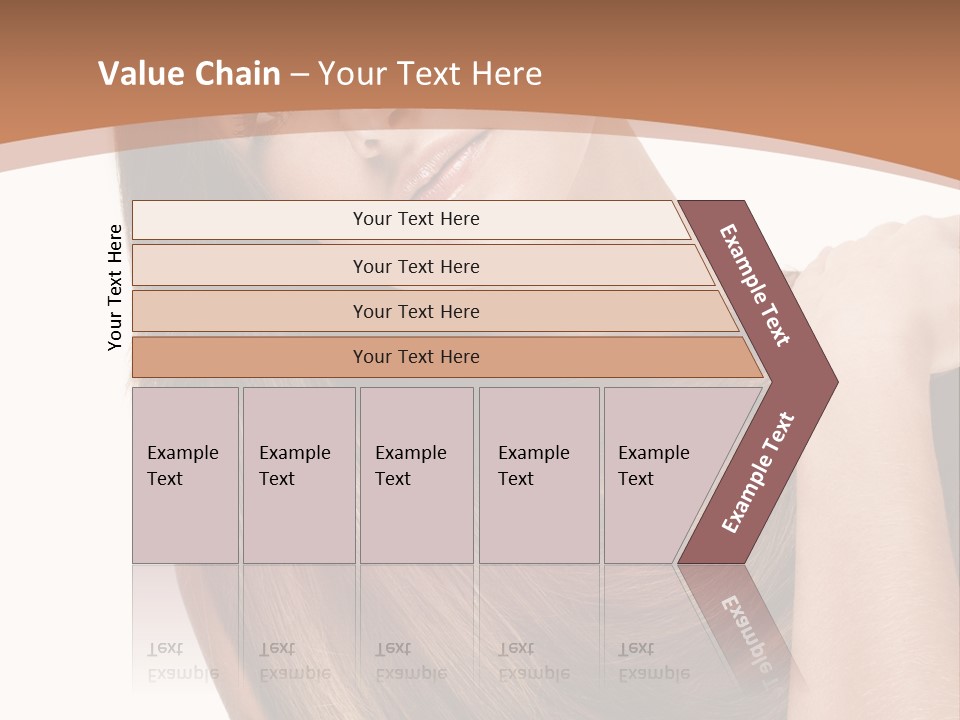 Beautiful Close Up Portrait PowerPoint Template