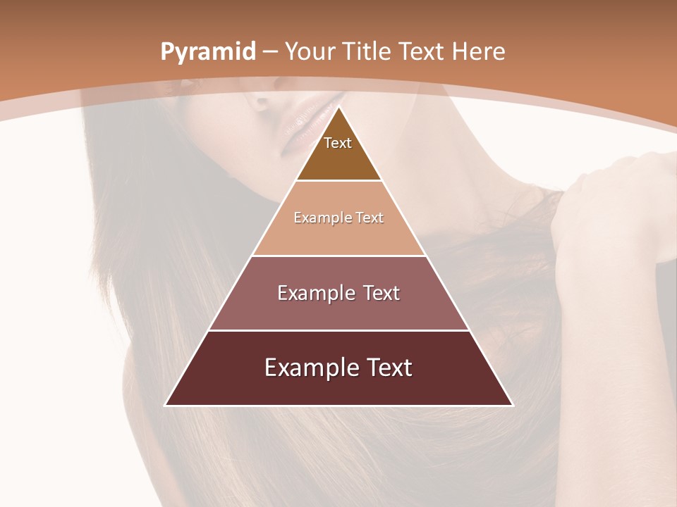 Beautiful Close Up Portrait PowerPoint Template