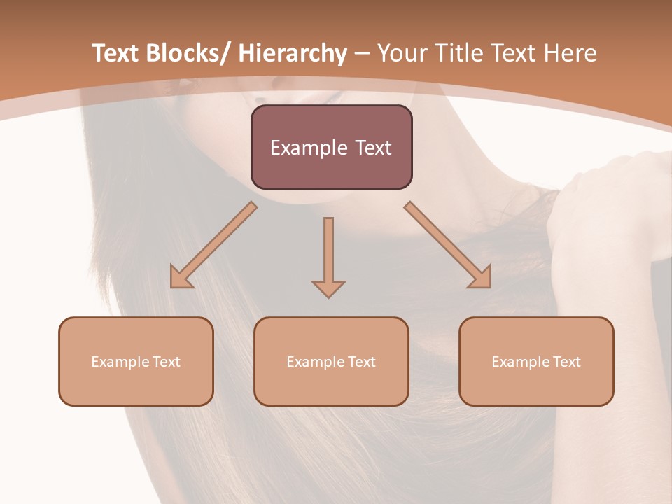 Beautiful Close Up Portrait PowerPoint Template
