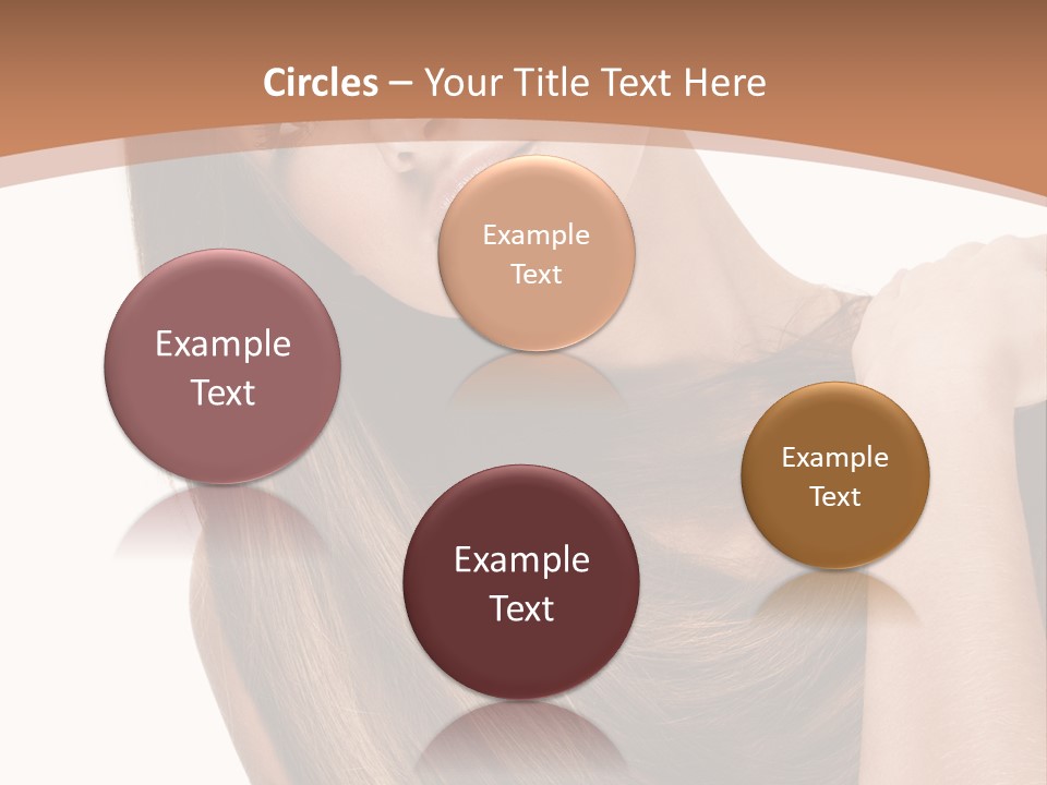 Beautiful Close Up Portrait PowerPoint Template