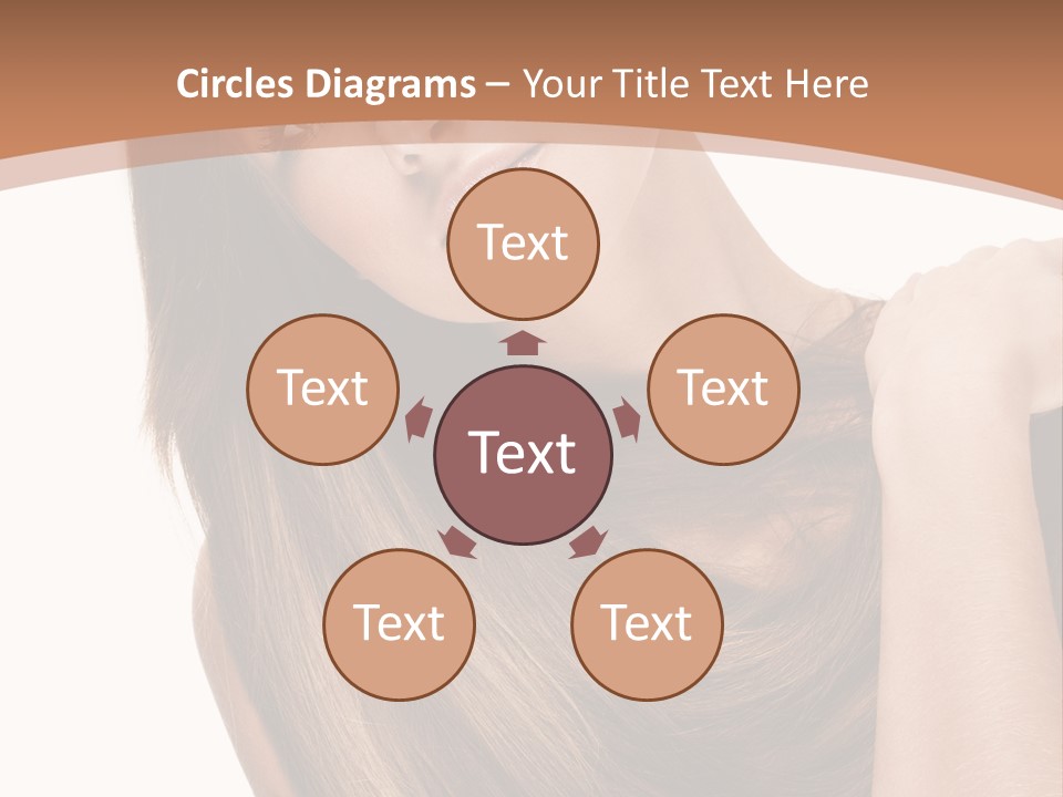 Beautiful Close Up Portrait PowerPoint Template