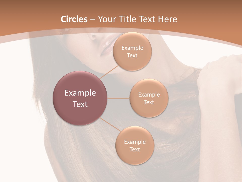 Beautiful Close Up Portrait PowerPoint Template