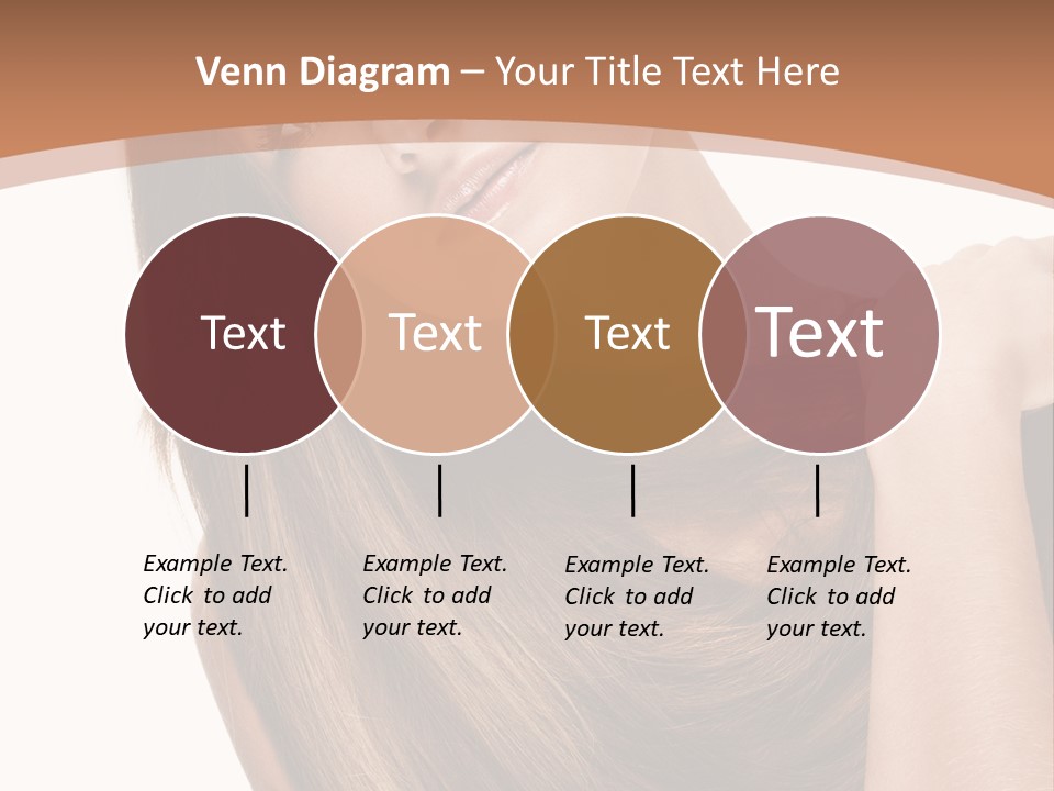 Beautiful Close Up Portrait PowerPoint Template