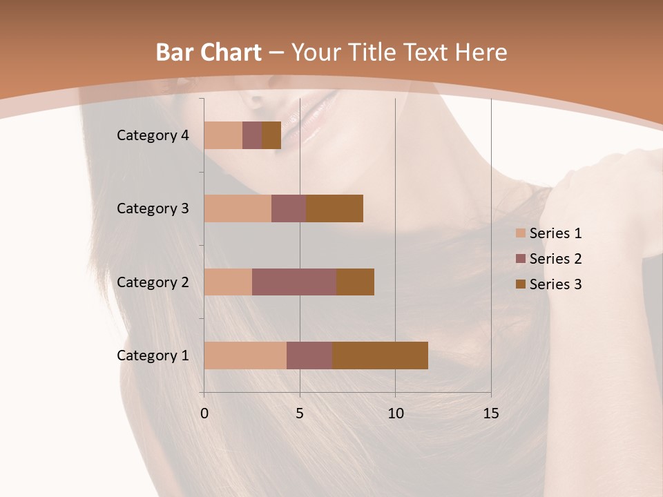 Beautiful Close Up Portrait PowerPoint Template