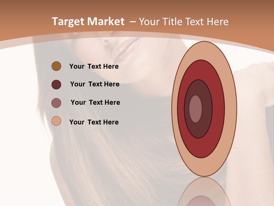 Beautiful Close Up Portrait PowerPoint Template